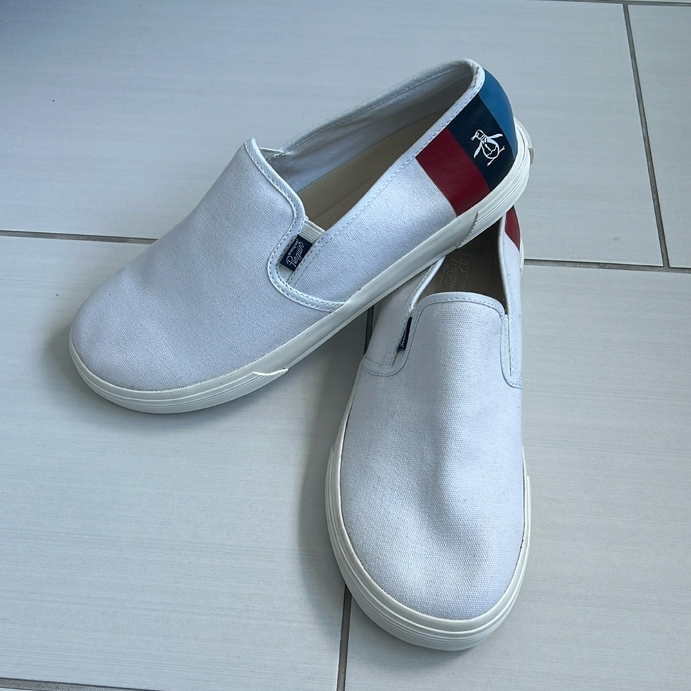 Like new Men’s Penguin boat shoes sz 11